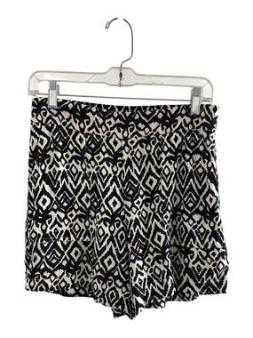Wildfox Black and Cream Geometric  Shorts
